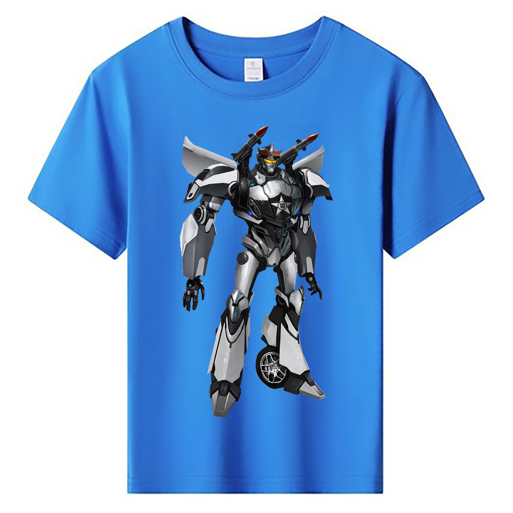 （画像用） Transformers トランスフォーマー 綿100％キッズTシャツ（フロントプリント）